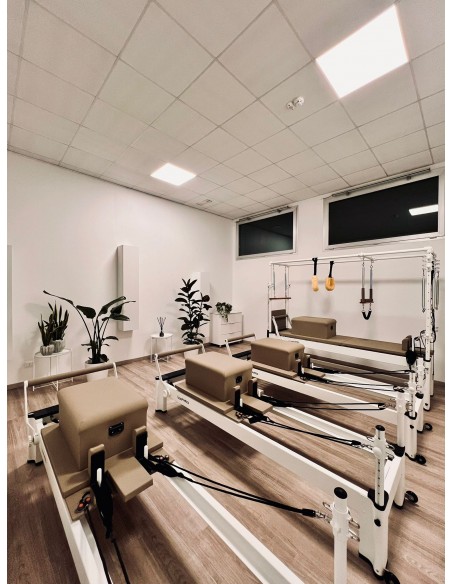 Bonpilates Equipment REFORMER ALUMINIUM MONITOR - WHITE BONPILATES 6