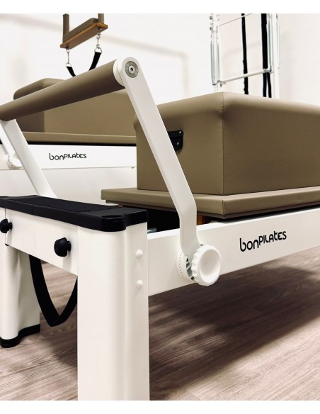 Bonpilates Equipment REFORMER ALUMINIUM MONITOR - WHITE BONPILATES 5