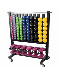 VINYL DUMBBELL RACK 2