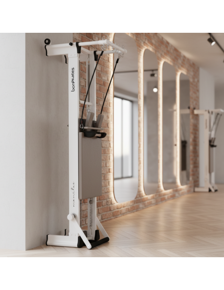 Bonpilates Equipment REFORMER ALUMINIUM MONITOR - WHITE BONPILATES 2