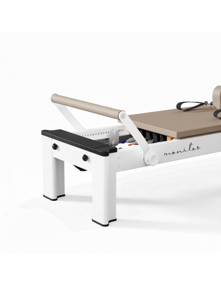 Bonpilates Equipment REFORMER ALUMINIUM MONITOR - WHITE BONPILATES 4