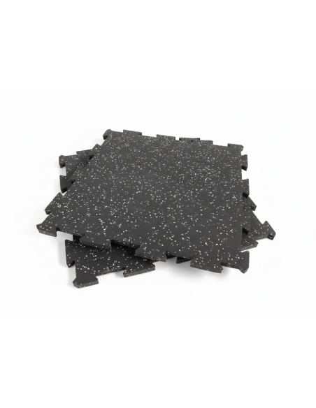 Gommato riciclato SUPERFLOOR AFC PUZZLE - NERO/BIANCO 1