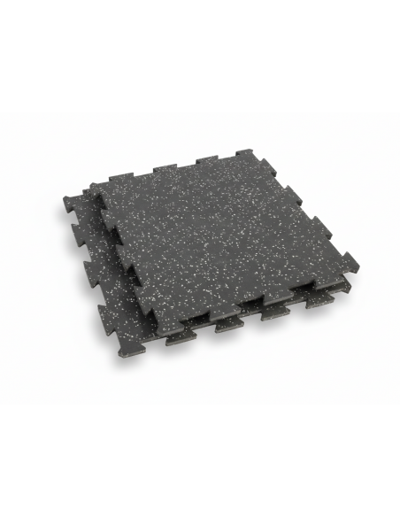 Gommato riciclato SUPERFLOOR AFC PUZZLE - NERO/BIANCO 2