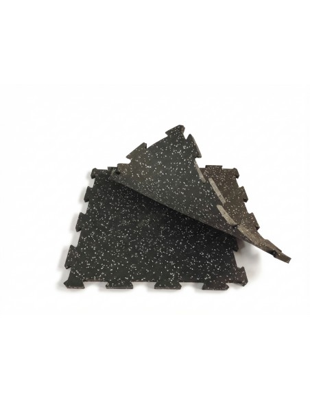Gommato riciclato SUPERFLOOR AFC PUZZLE - NERO/BIANCO 3