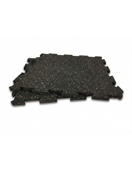Gommato riciclato SUPERFLOOR AFC PUZZLE - NERO/BIANCO 4