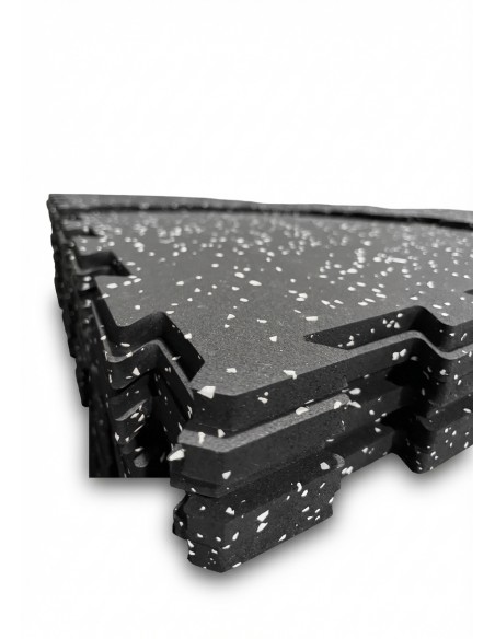 Gommato riciclato SUPERFLOOR AFC PUZZLE - NERO/BIANCO 5
